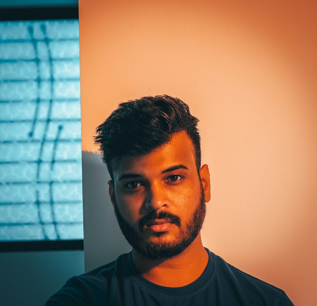Portrait of a technology journalist man