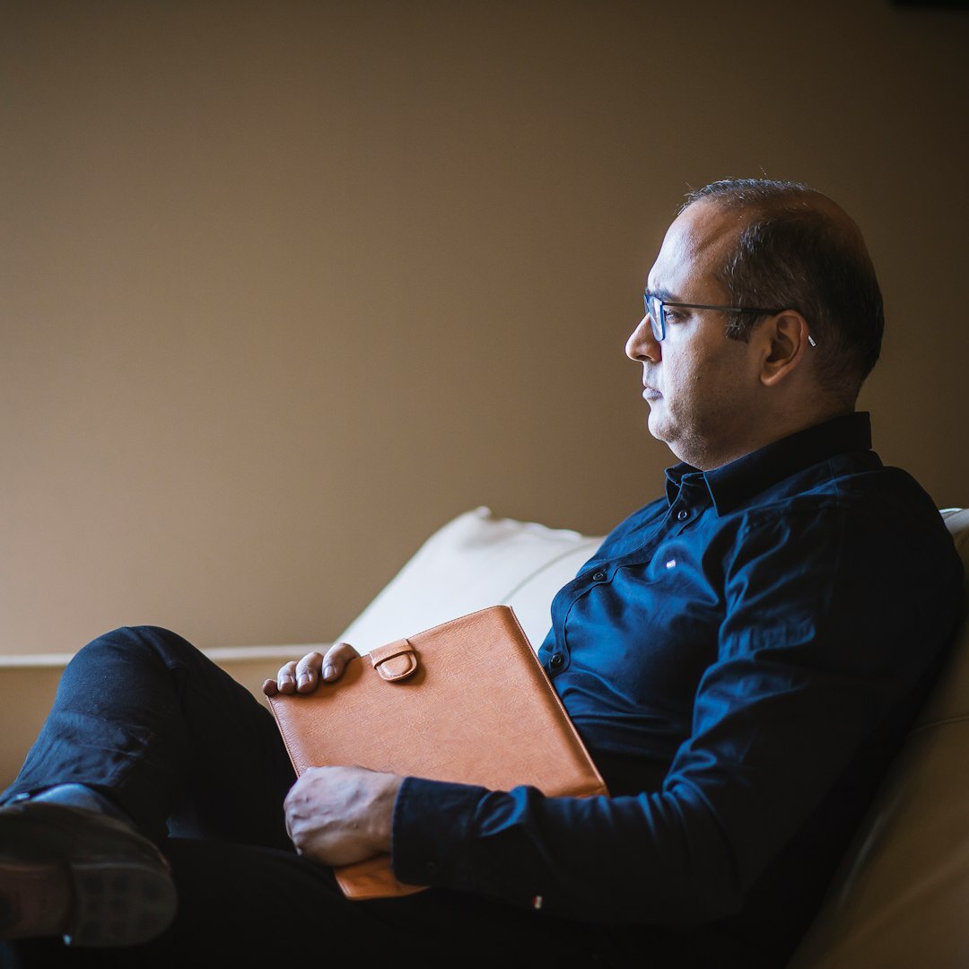 Professional portrait of a man in business attire