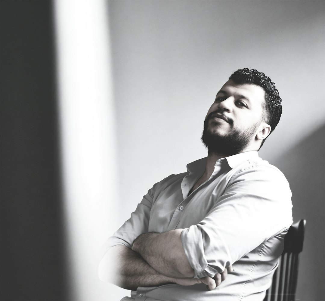 Turkish male TV presenter portrait