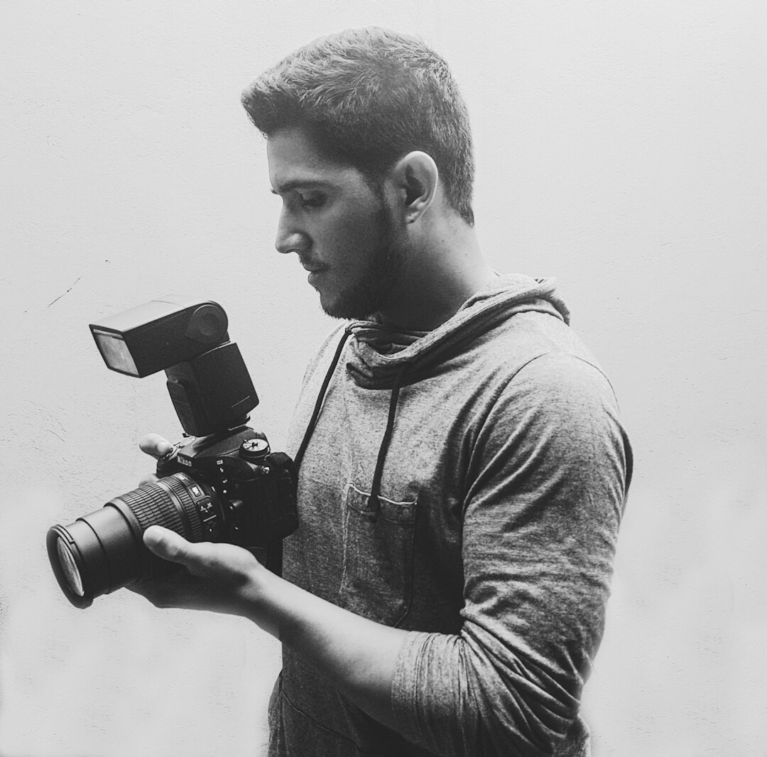 Turkish male camera operator instructor portrait